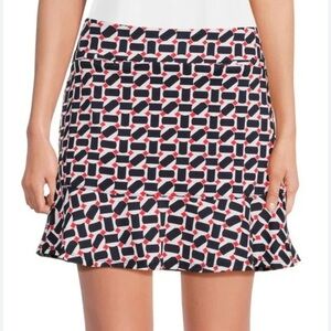 Tail Isla Geo Maze Ruffled Skort‎ Size small MSP$100